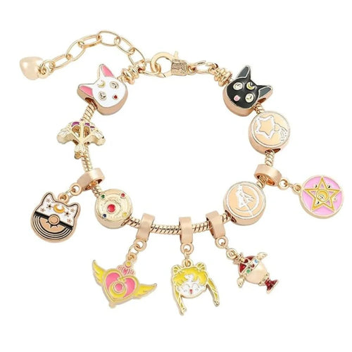 Mooncharms: Pulseras con dijes mágicos y nostálgicos ✨
